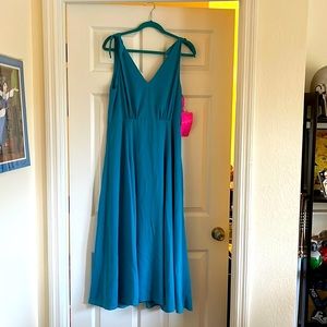 Brand new Betsey Johnston blue maxi dress